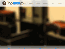 Tablet Screenshot of fingerbooth.com